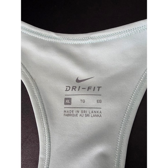 Nike XL Sports Bra Dri-FIT Light Support Racerback Training Workout Top Gym Yoga - Picture 3 of 9